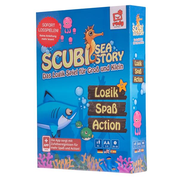 Rudy Games - Scubi Sea Story – Interaktives Lernspiel mit App, ab 6 Jahren