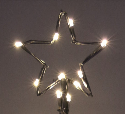 LED Spiral-Lichterbaum / Weihnachtsbaum aus Metall mit 100 LED, 120 cm, Ø 40 cm