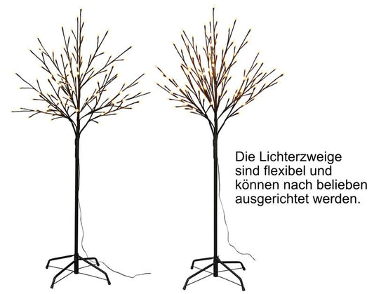 LED Lichterbaum, mit flexiblen Ästen, warmweiß beleuchtet (B-WARE // 108 LED - 120 cm)