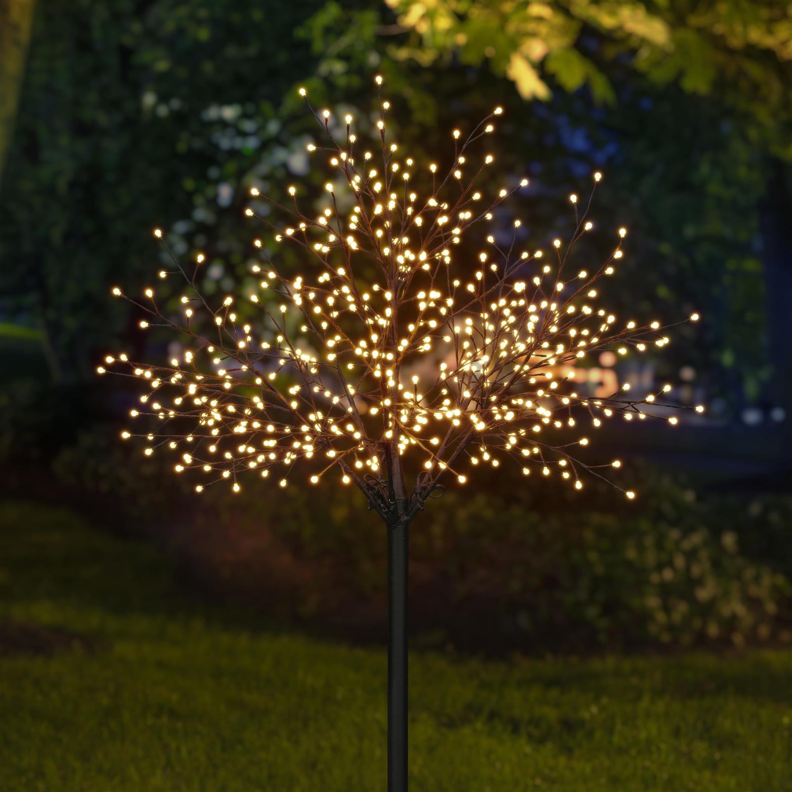 LED Lichterbaum, mit flexiblen Ästen, warmweiß beleuchtet, alternative