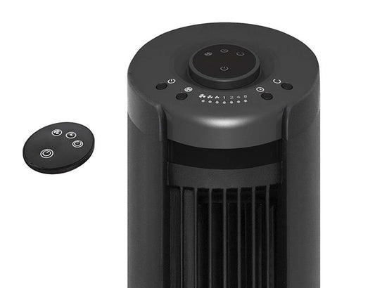 Air Monster® Towerventilator 80 cm mit Fernbedienung, schwarz