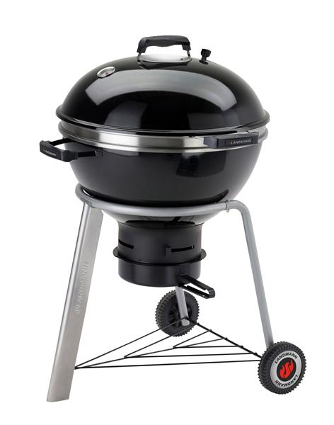 Landmann 31342 Kugelgrill , Holzkohlegrill Black Pearl Comfort 58er