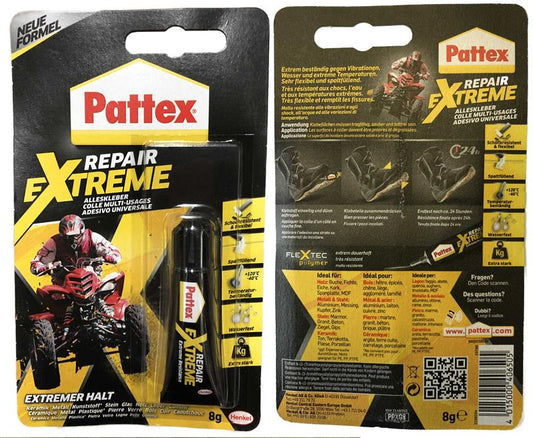 Pattex Repair Extreme PRXG8 Alleskleber, 8g Tube, Extra stark