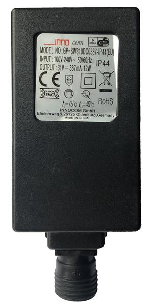 Innocom Trafo / Netzstecker  GP-SW310DC0387-IP44 (EU)