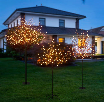 LED Lichterbaum, mit flexiblen Ästen, warmweiß beleuchtet, alternative zum Weihnachtsbaum, für Innen- und Außen