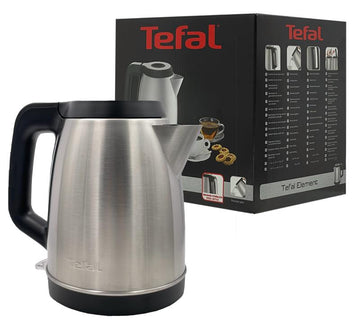 Tefal Wasserkocher KI280D10, 1,7 Liter Fassungsvermögen, Edelstahl