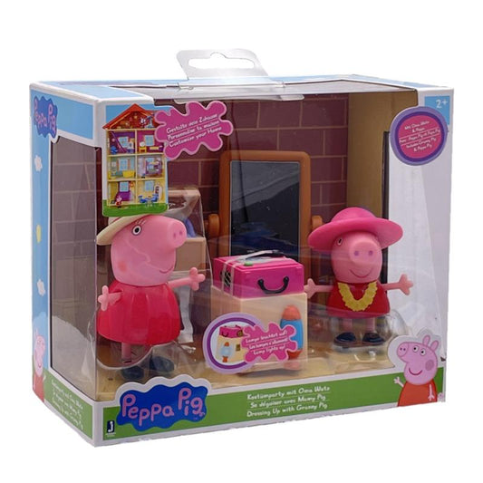 Jazwares 97004 - Peppa Wutz Kostümparty mit Oma Wutz, Original Peppa Pig Spielzeug, ab 2 Jahre