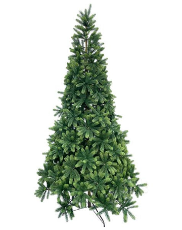 250 cm naturgetreuer künstlicher XXL Weihnachtsbaum in Nordmanntannen-Optik, ca. 2245 Äste mit hochwertigen PE Nadeln, inkl. Baumständer, einfacher Zusammenbau