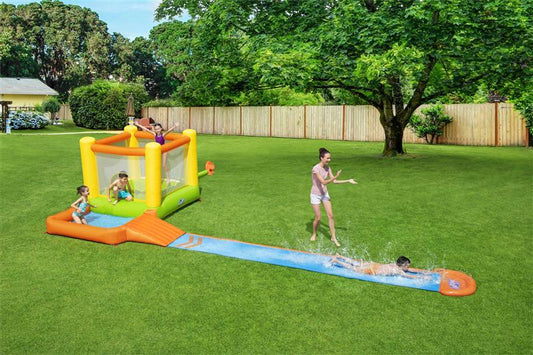 Bestway 53343 Wasserpark mit Dauergebläse "Splash & Dash" 662 x 300 x 150 cm
