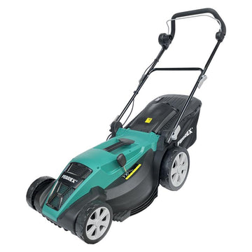 Elektro-Rasenmäher mit 1800 Watt Motor und ca. 44 cm Schnittbreite | 7-fach Schnitthöhenverstellung | inkl. 60 Liter Fangsack