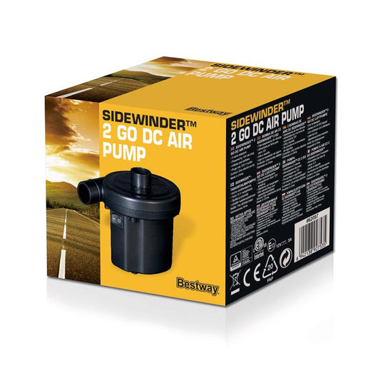 Bestway Elektroluftpumpe Sidewinder 2 GO 12 Volt 62097, zum Be- und Entlüften geeignet