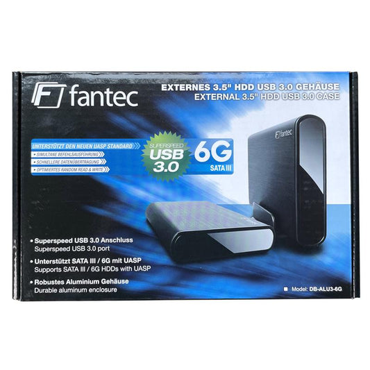 Fantec DB-ALU3-6G externes 3.5 Zoll HDD USB 3.0 Gehäuse