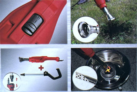 Matrix EWB 2000 elektrischer Unkrautvernichter, inkl Grillanzünder-Aufsatz
