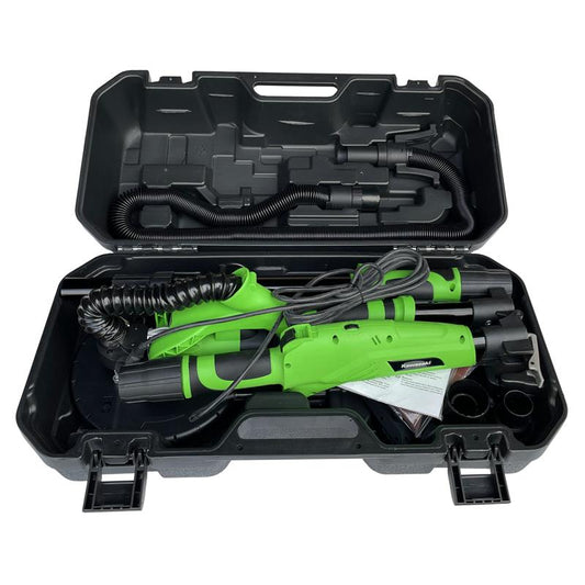 Kawasaki Trockenbauschleifer K-DWS750, 750 Watt Leistung, inkl. 6 Schleifscheiben im Koffer