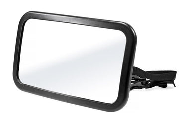 Twins Baby Rückspiegel für Kindersitz und Babyschale, schwarz, dreh- und neigbar