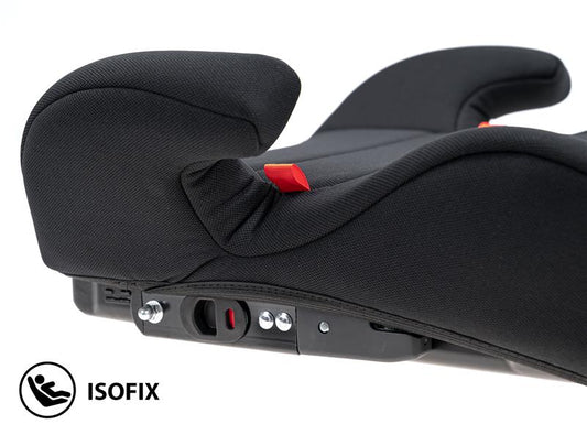 ISOFIX  Kindersitzerhöhung fürs Auto | Kinder von ca. 6 bis 12 Jahre | 22-36 kg | ECE Gruppe 3 | abnehmbarer, waschbarer Bezug | anatomisch geformte Sitzschale