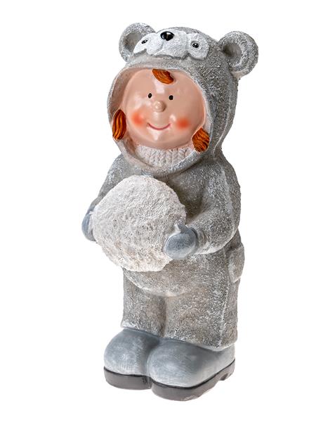 Winterkinder Figur aus Polyresin, schöne winterliche Dekoration, verschiedene Modelle
