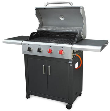 Enders Gasgrill Boston Pro 4 R TURBO II, inkl. Abdeckhaube, 4 Brenner mit ca. 15,4 kW