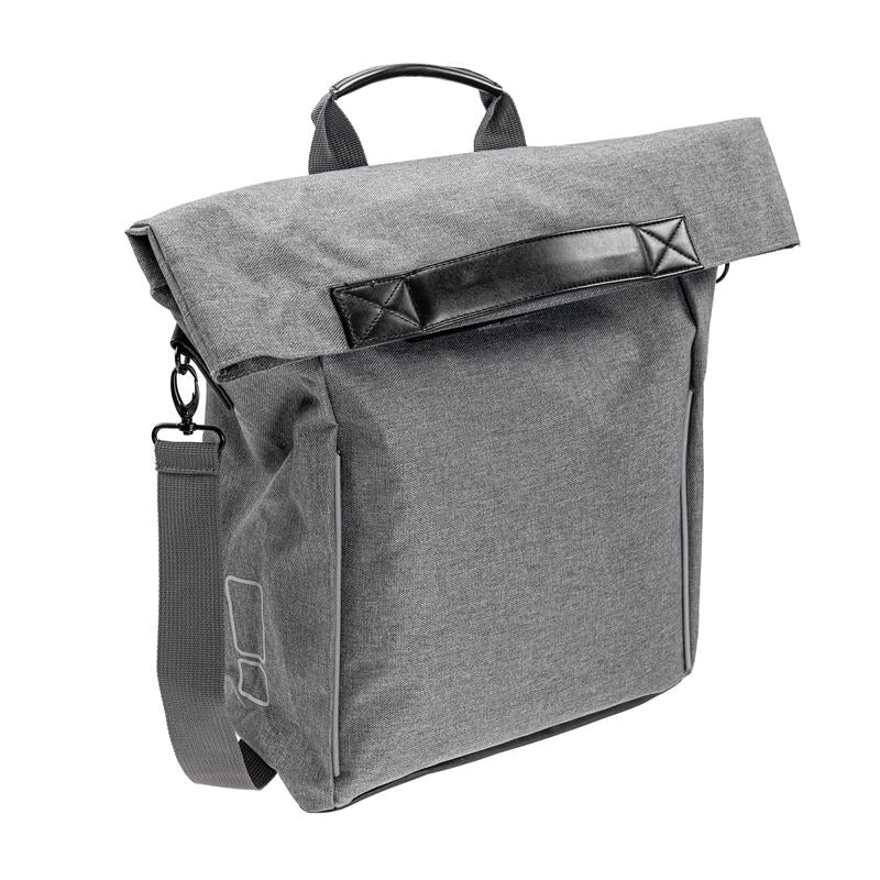 Fahrradtasche mit Tragegriff und Schultergurt für Gepäckträger inkl. Regenschutzhülle, ca. 19 Liter, Shopper Tasche für das Fahrrad – ideales Fahrrad Zubehör