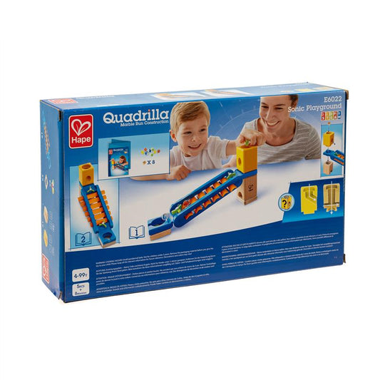 Hape Quadrilla - E6022 Klingender Spielplatz, 4-99 Jahre, 5 Teile + 8 Murmeln