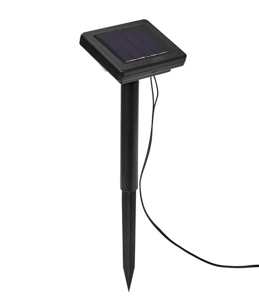 Solar Deko Lichterkette für außen mit 10 kalt-weiß beleuchtenen Badelatschen, ca. 1,8 m + 2 m Zuleitung