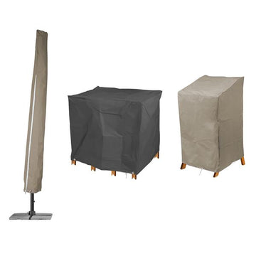 Abdeckung für Gartenmöbel, wasserabweisende  Schutzhülle, einfache Abdeckhaube für Terrassenmöbel, 100% Polyethylen