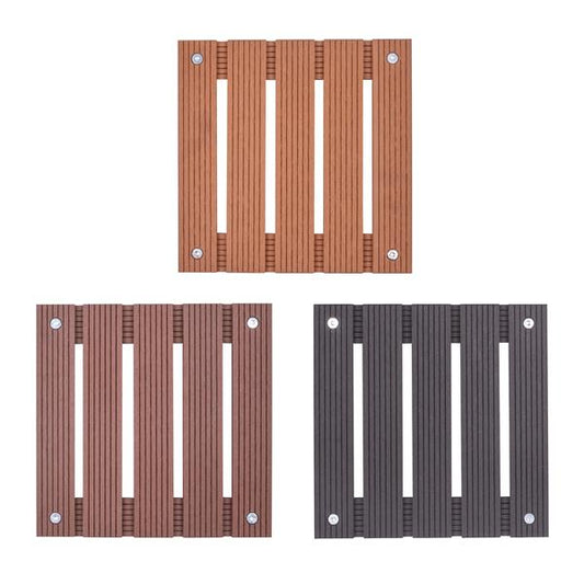 WPC Pflanzenroller mit 4 Lenkrollen, max. Belastbarkeit ca. 60 kg, Rollbrett für den Innen- und Außenbereich