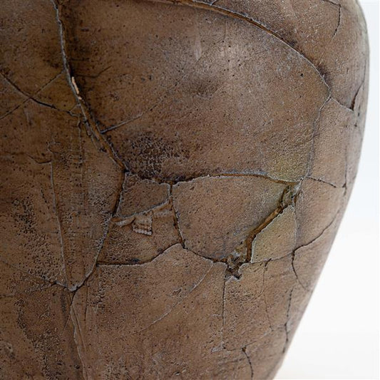 Deko Vase in Antik-Look mit LED Solar Beleuchtung, moderne Solarleuchte für Garten und Terrasse, warm-weiß beleuchtet, vintage Dekoleuchte