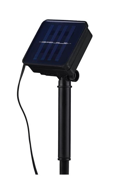 Solar Lichterkette für außen mit 150 Lichtern, mit 8 Leuchtfunktionen, 15 m + 2 m Zuleitung