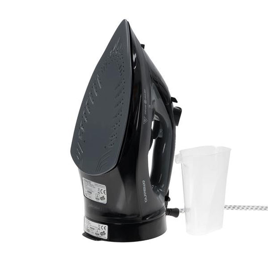 Ambiano kabelloses Bügeleisen | 2 in 1 Verwendung | 2400 Watt | Dampfbügeleisen mit Selbstreinigung | 350 ml Wassertank | Aluminiumbügelsohle mit ionisierender Keramikbeschichtung