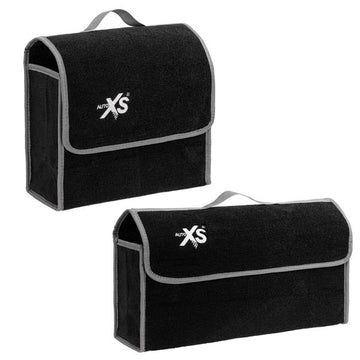 Kofferraum Organizer, Klett Kofferraumtasche, schwarz, inkl. Klettbefestigung, perfekt für den organisierten Auto Kofferraum