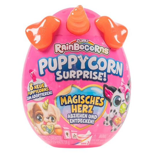 Zuru Rainbocorns #9251 - Puppycorn Surprise Serie 2 | süße Plüsch-Hundewelpen zum Sammeln, sortiert