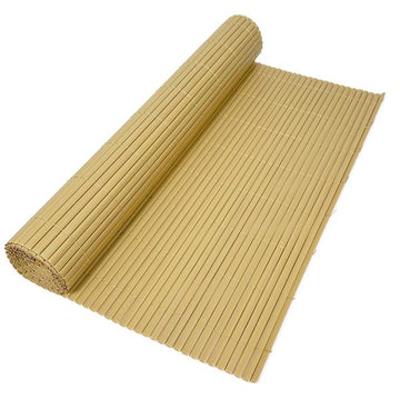 PVC Sichtschutzmatte in Bambus-Optik | ca. 80 x 300 cm | ideal als Balkon-Sichtschutz, Sichtschutzzaun, Windschutz