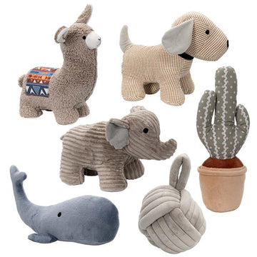 Türstopper für den Boden aus Stoff als Tier / Kaktus, weich, dekorativ, beschwert, moderner Türsack / Türpuffer, bodenschonend