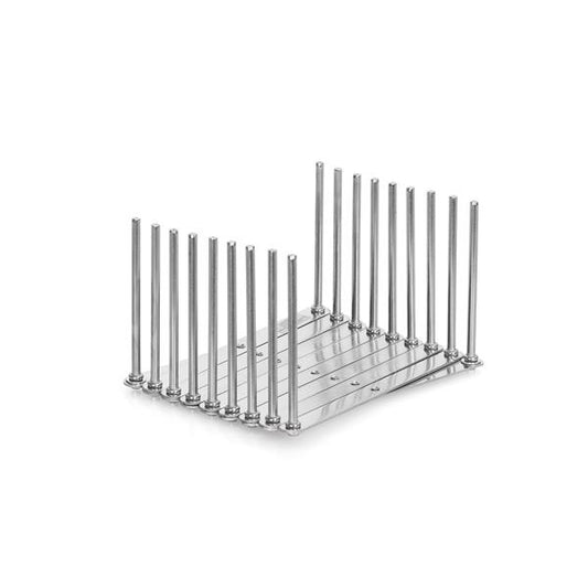 Verstellbarer Deckelhalter aus Edelstahl | 8 Felder – flexibel & robust