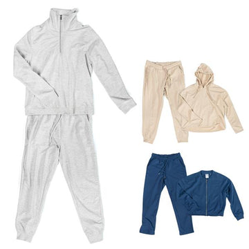 Damen Jogginganzug-Set – 2-teilig bestehend aus Oberteil & Jogginghose | Baumwolle-Gemisch