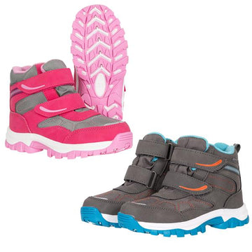 Wasserdichte Kinder Winterstiefel mit Fleecefutter | Thermostiefel für Jungen und Mädchen | Profilierte Sohle