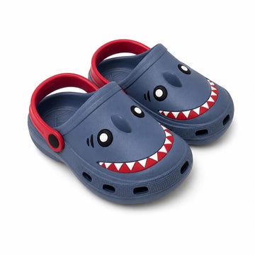 Clogs für Kinder mit Fersenriemen und Belüftungslöchern | verschiedene Motive, ideal als Gartenschuhe, Badeschuhe, Hausschuhe etc.