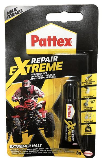 Pattex Repair Extreme PRXG8 Alleskleber, 8g Tube, Extra stark