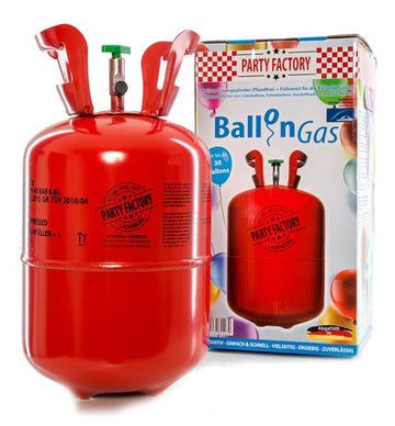 Party Factory Ballongas / Heliumgas, 200 Liter, für bis zu 30 Ballons