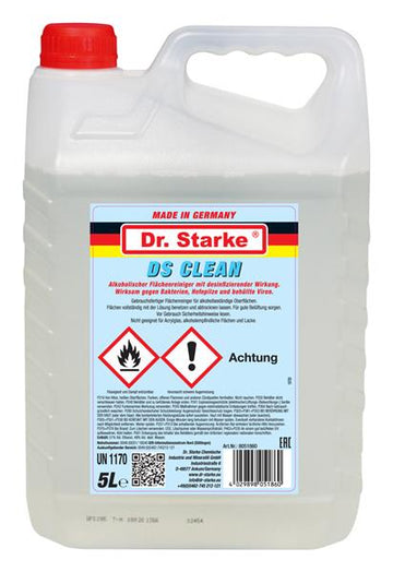 Dr. Starke® DS Clean 5000ml, Flächendesinfektionsmittel, Alkoholischer Reiniger