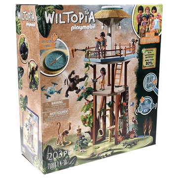 Playmobil 71008 Wiltopia - Forschungsturm mit Kompass, 203 Teile, 4-10 Jahre